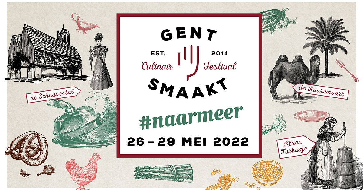 Wij staan op Gent Smaakt van 26 mei t.e.m. 29 mei '22