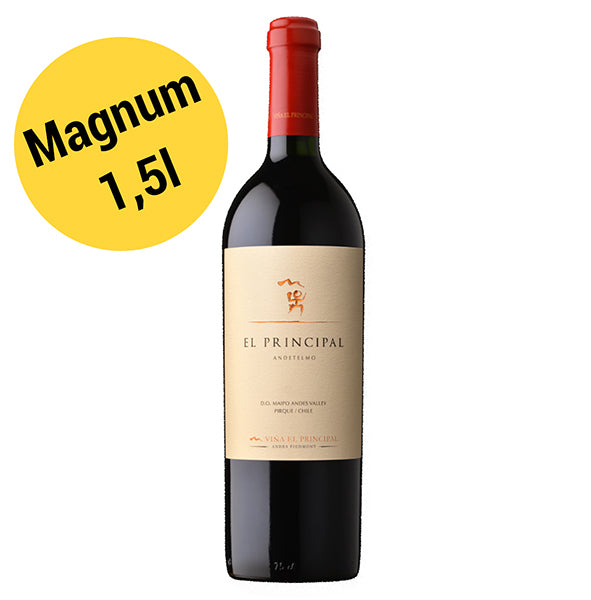 El Principal' meest complexe en elegantste premium Magnum blend met Cabernet Sauvignon als basis